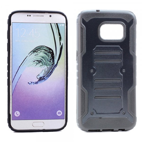 Wholesale Samsung Galaxy S7 Cool Hybrid Case (Black)